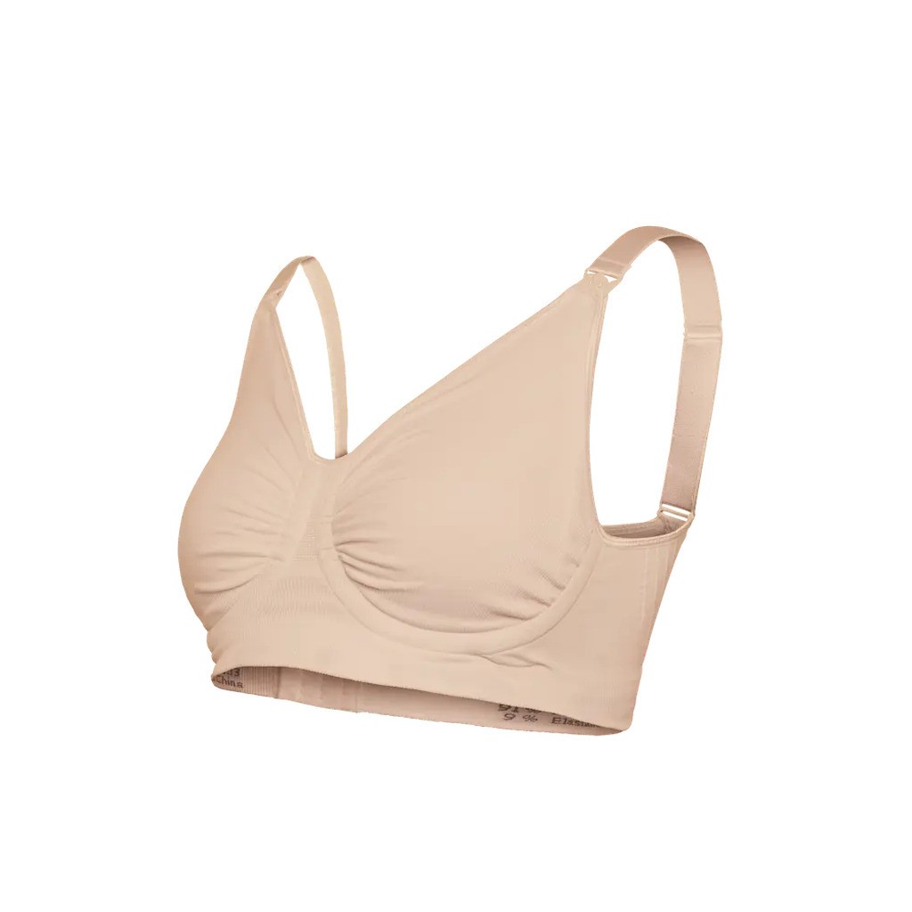 Graviditets & amme BH med carri-gel beige M