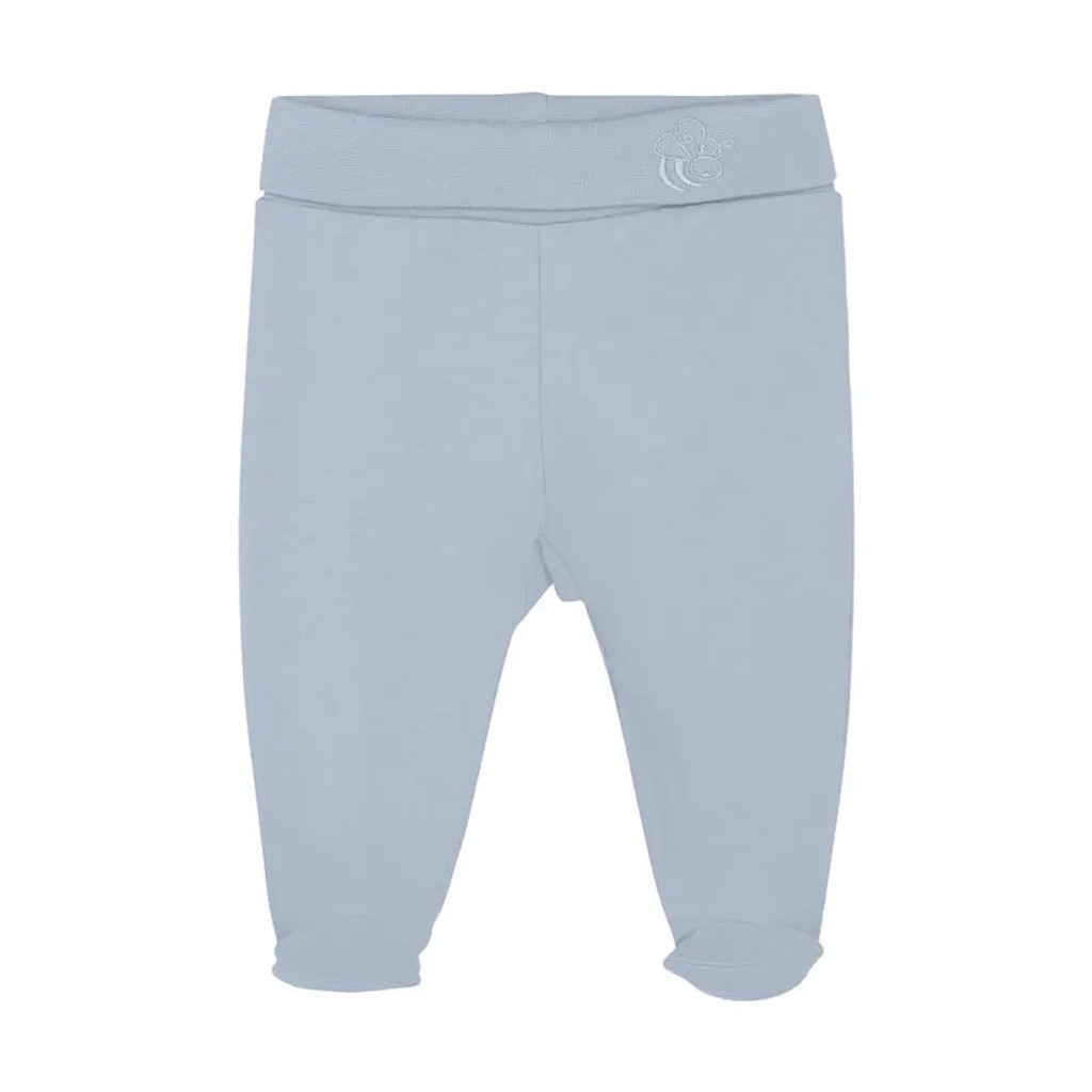 Leggings m. fødder - SOLID - Zen Blue - 50