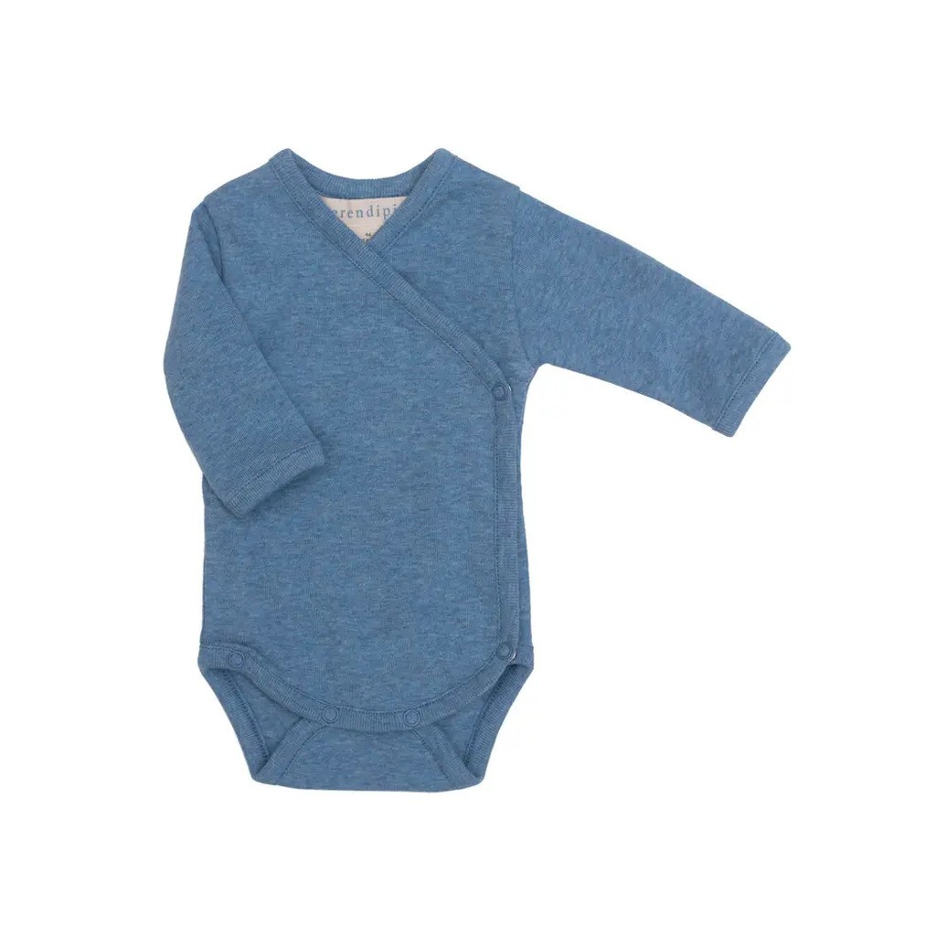Nyfødt Slå-om Body - AZUR - 56