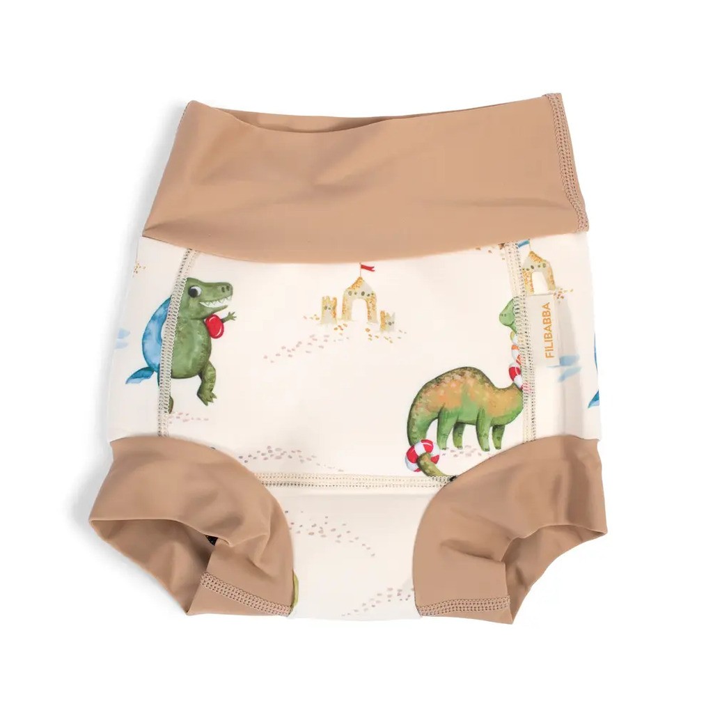 Lucca  -  Blebadebukser - BEIGE - 2-3 ÅR