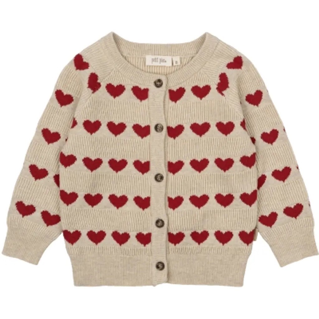 Strik Cardigan Hjerte - HEART - 104