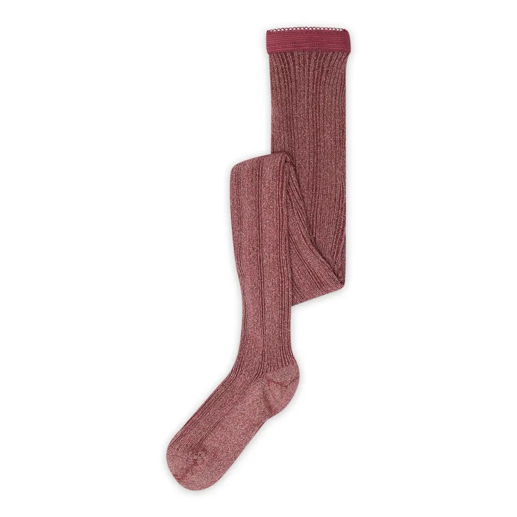 Celosia glitter strømpebukser - Maroon - 110