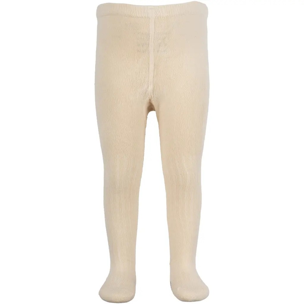 Bamboo strømpebukser - OFF WHITE - 1-2Y