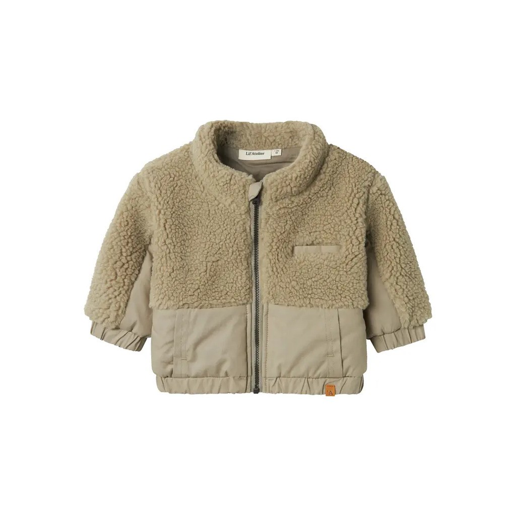 Nalo ls løs jakke solid - LAUREL OAK - 74