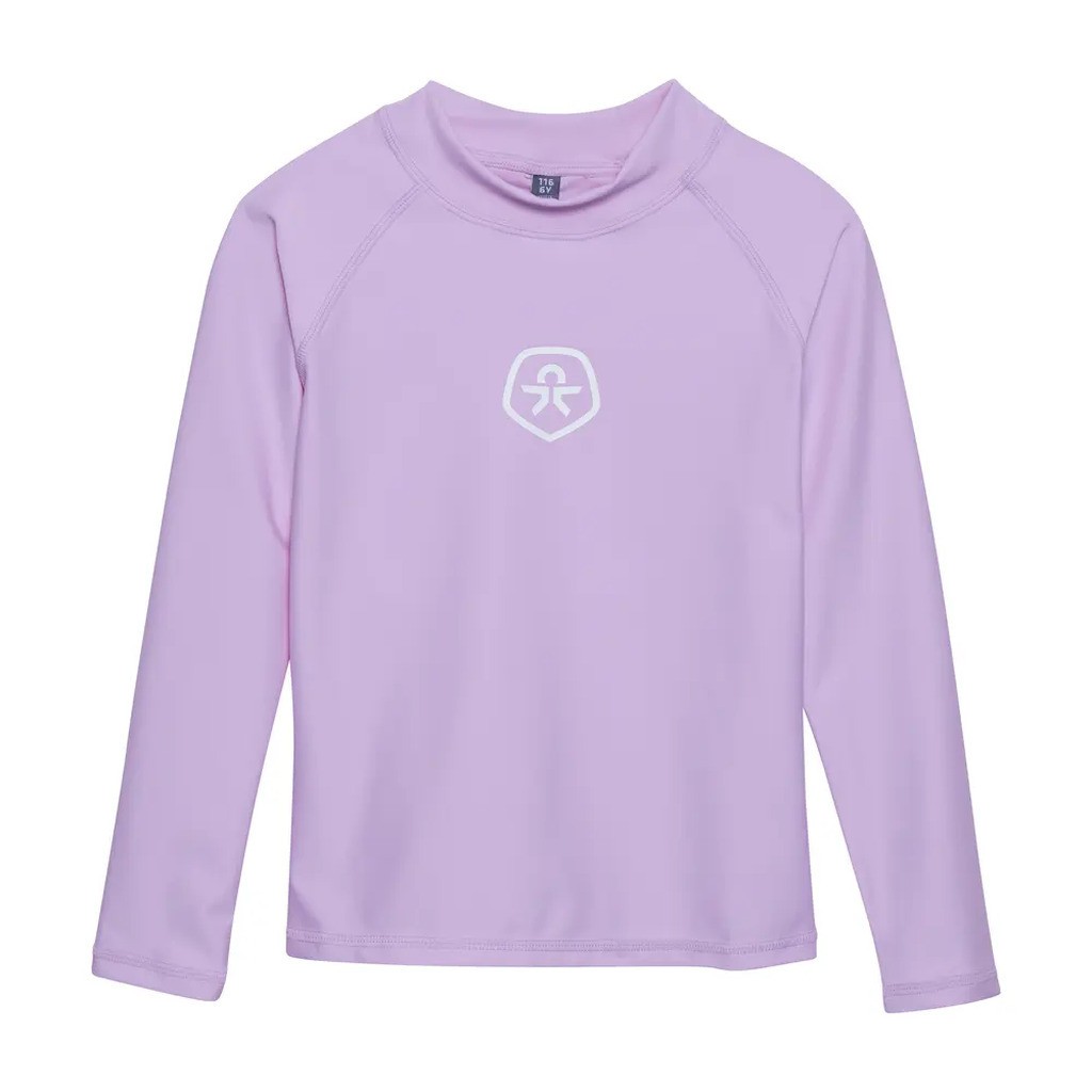 T-shirt langærmet - Lavender Mist - 92