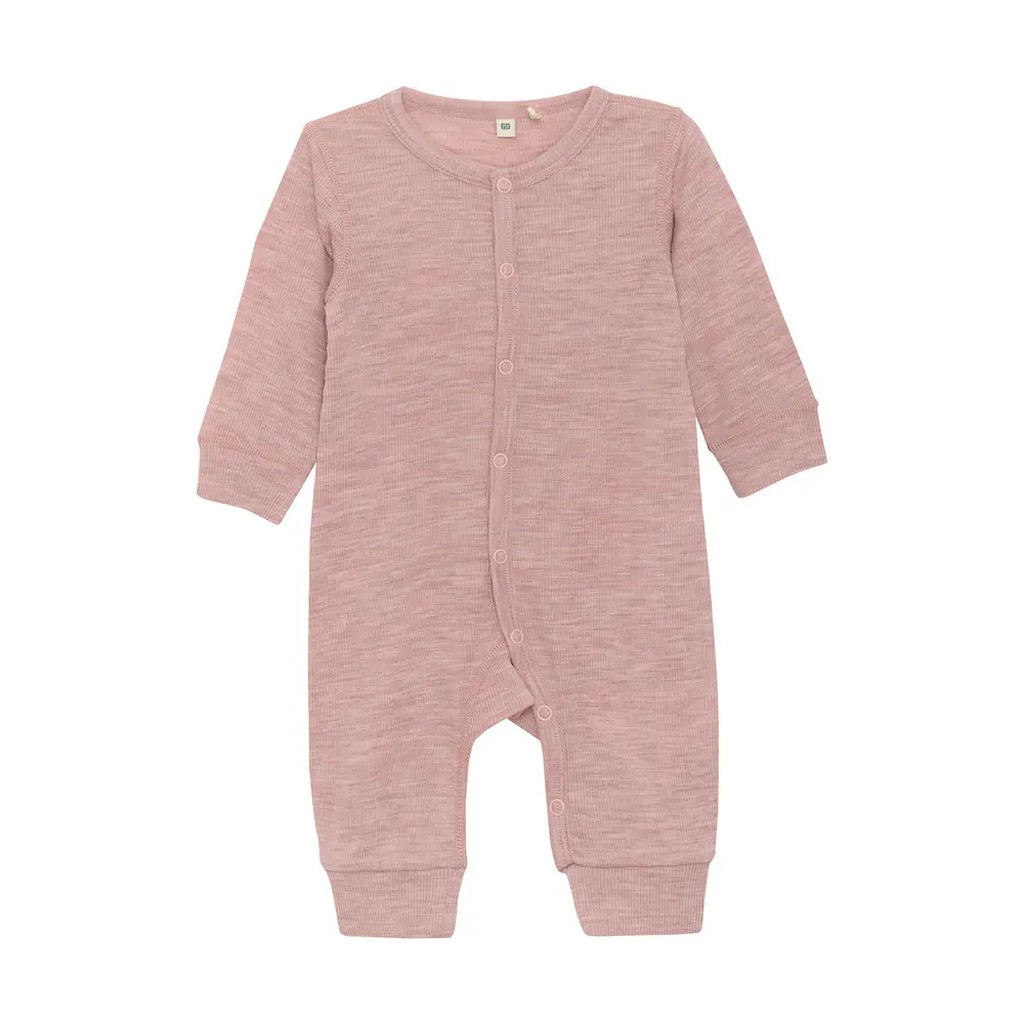 Uld jumpsuit - solid - Starling Melange - 90