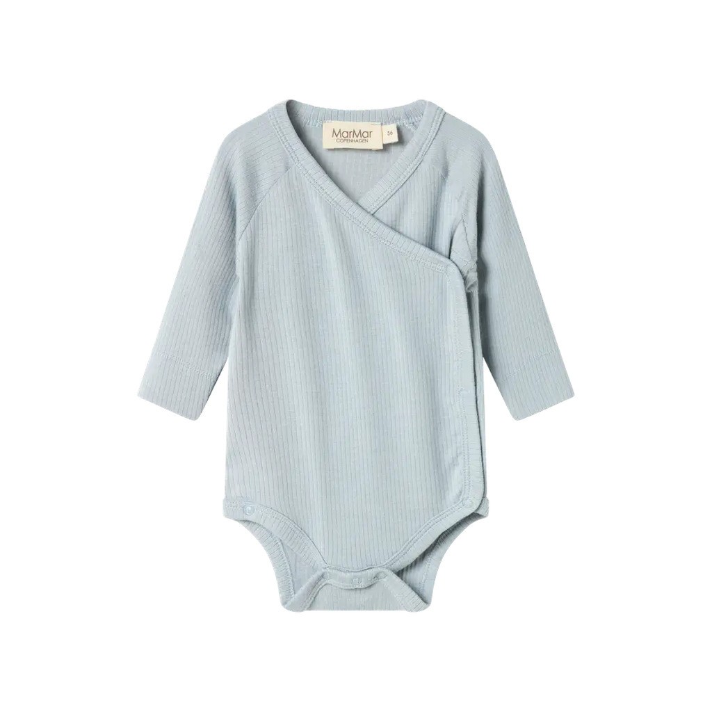 Belito Langærmet Body - Blue stone - 68