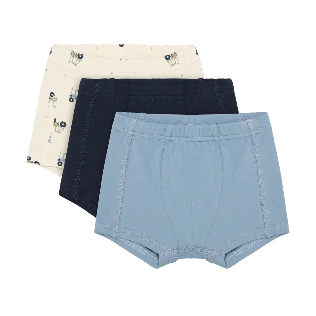 Boxershorts - 3 pak - Faded Denim - 110