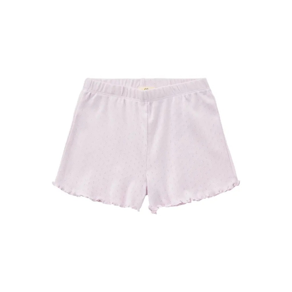 Pointelle shorts - LAVENDER - 80