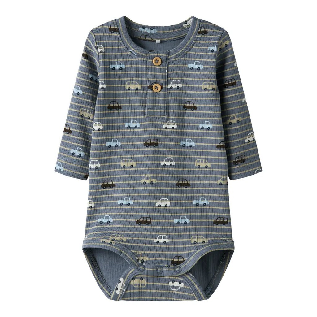 Ronald Langærmet Body - Flint Stone - 80