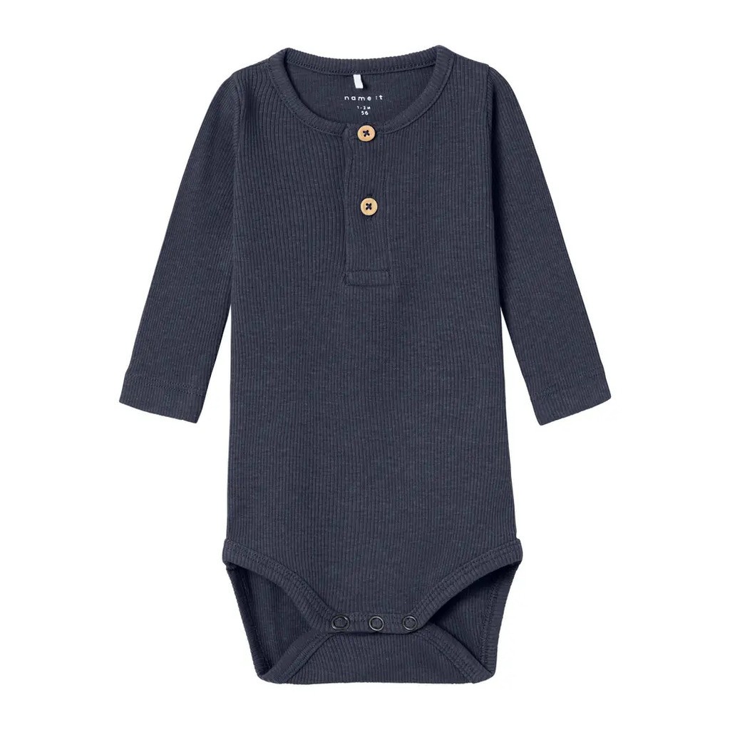 Kab langærmet body NOOS - dark sapphire - 68