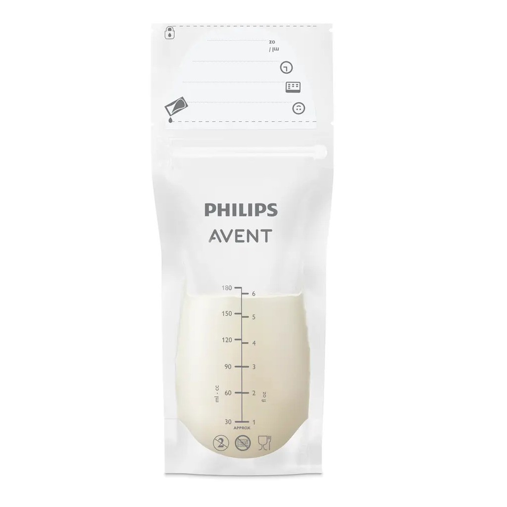 Poser til opbevaring af brystmælk 180 ml