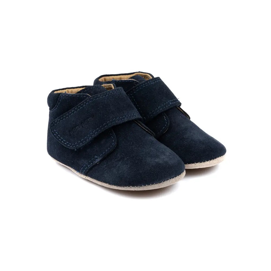 Begynder velcro season - Navy suede - 20