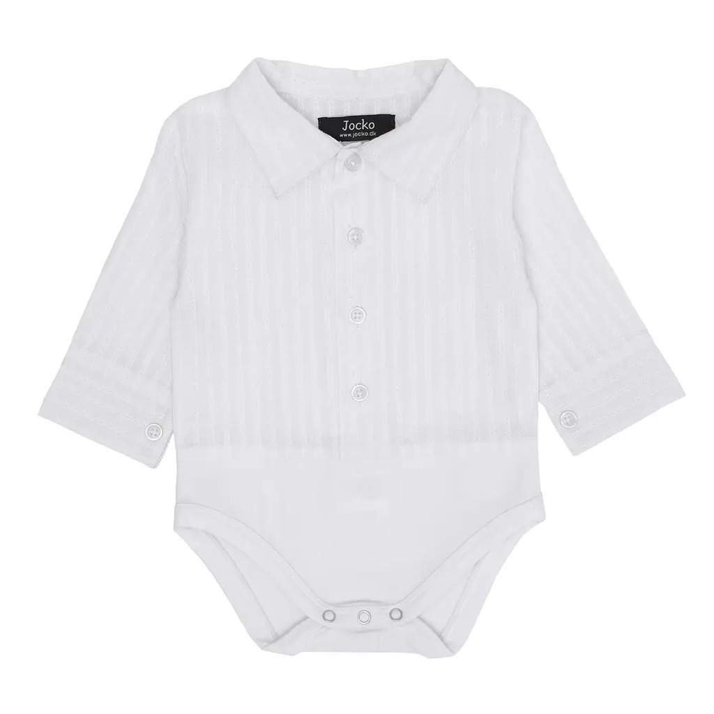 Skjorte body - HVID - 80