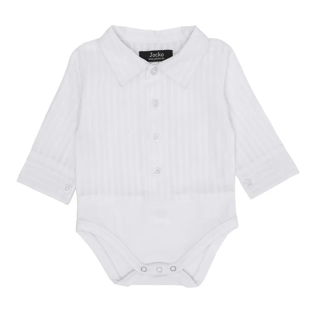 Skjorte body - HVID - 74