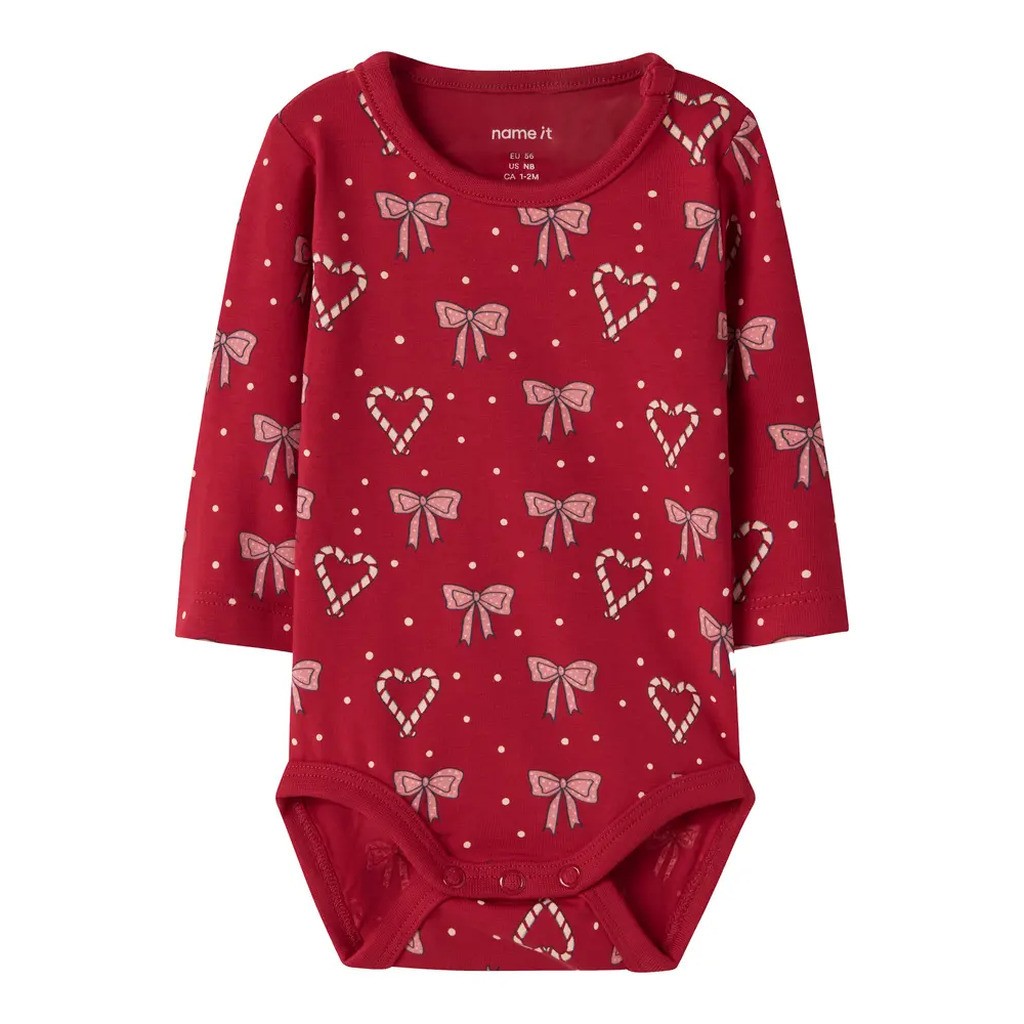 Ri Langærmet Body - Jester Red - 68