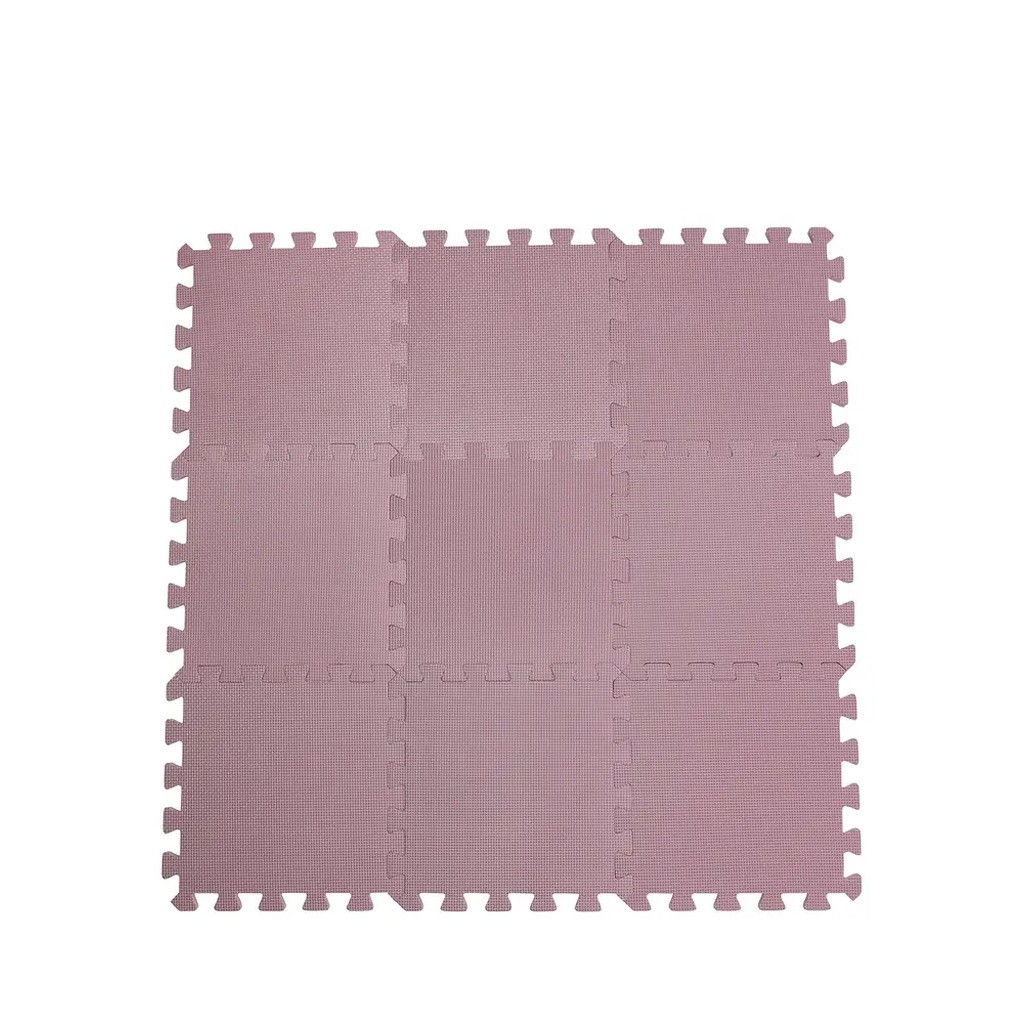 Skumlegegulv Bekids, Støvet Rosa 9 stk