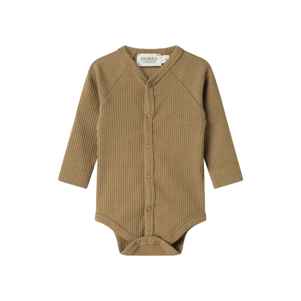 Bruno Langærmet Body - Dark bronze - 68
