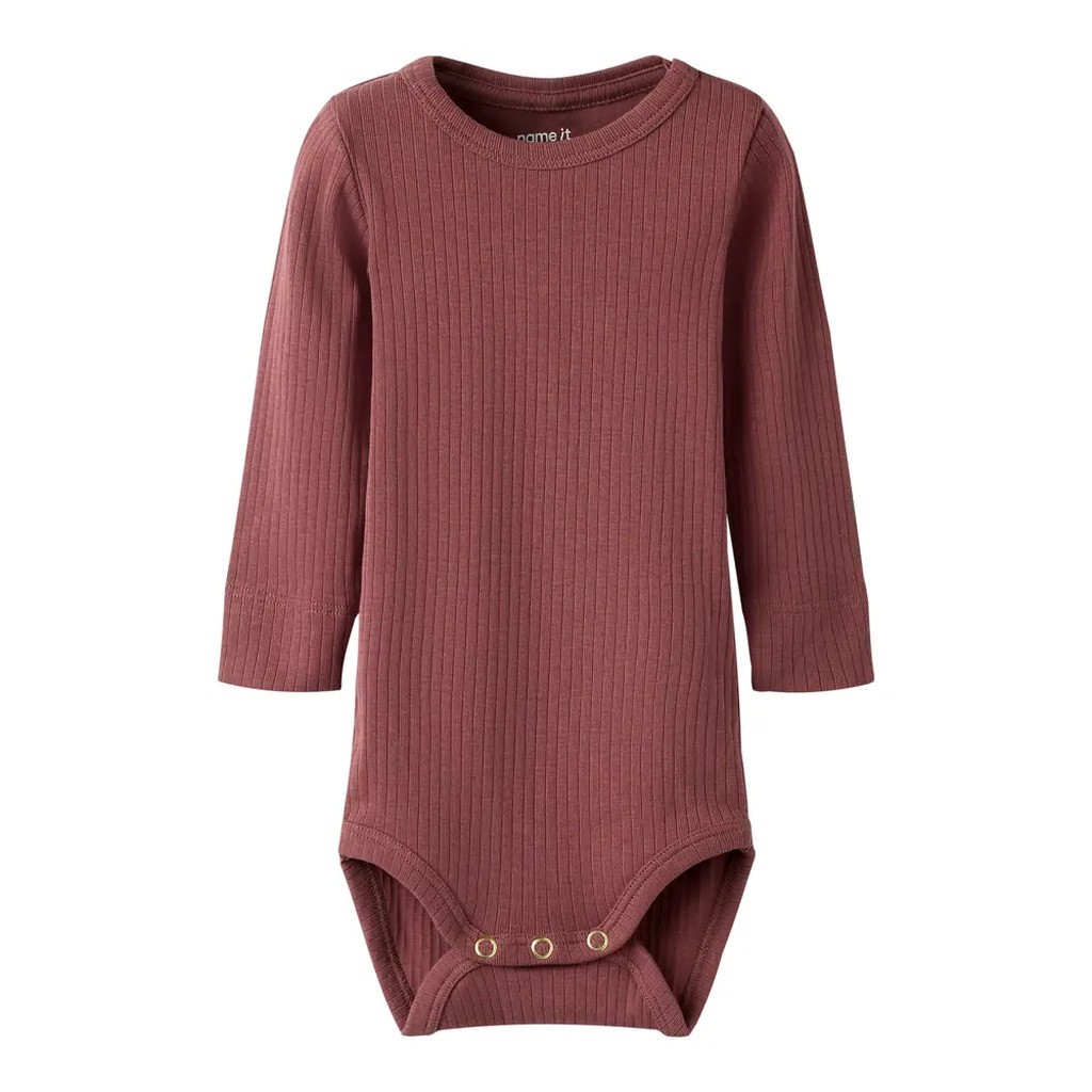 Ofulla Langærmet Body - Rose Brown - 74