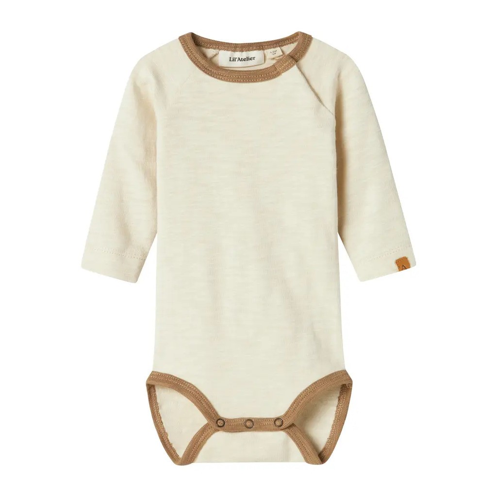 Orville Langærmet Body - Turtledove - 80