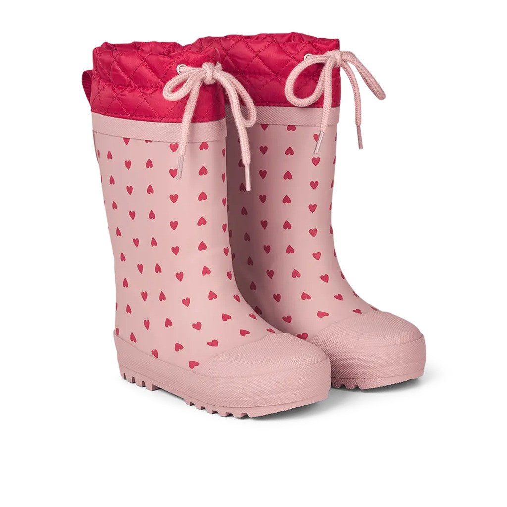 Thermogummistøvle - Rose Heart - 26