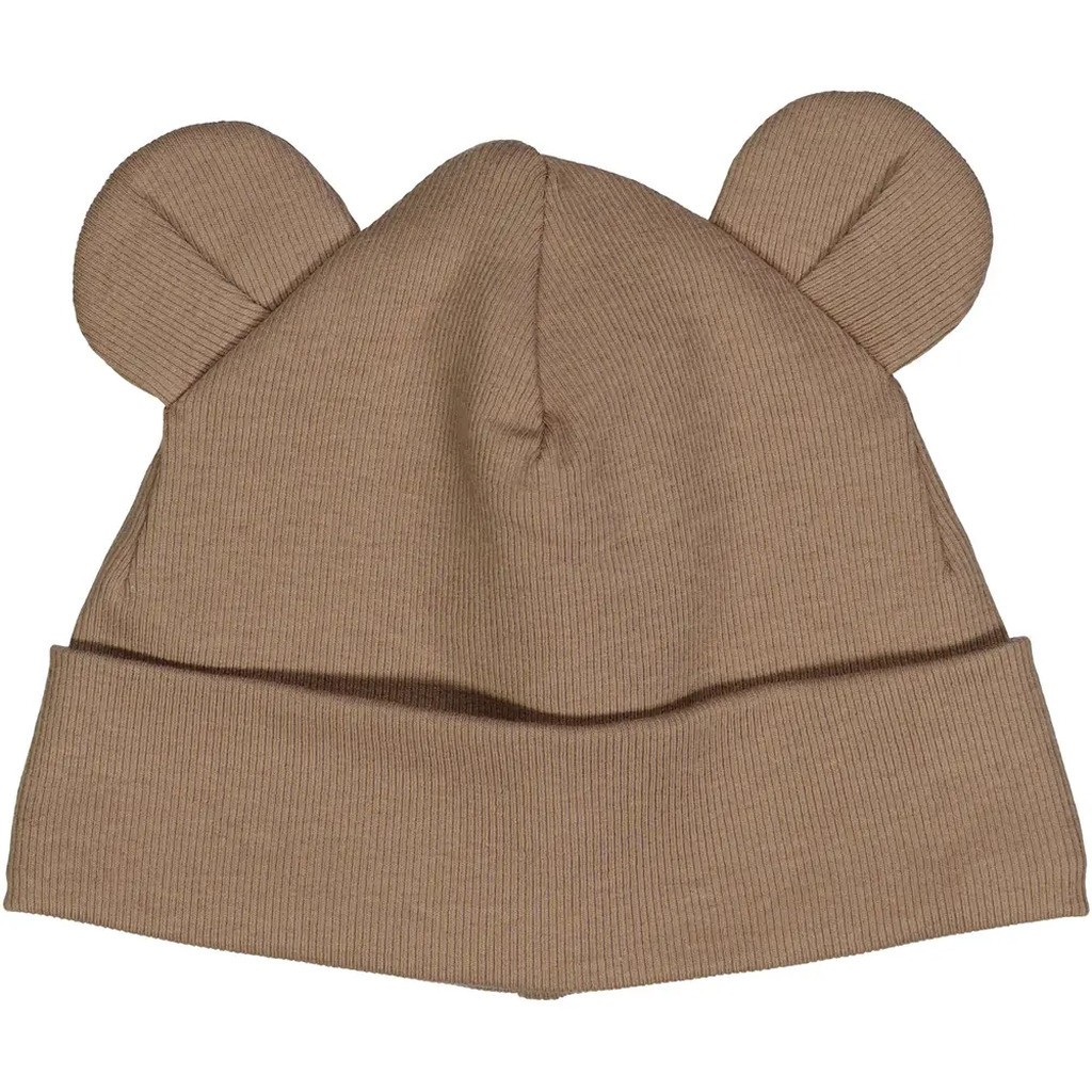 Bjørne hat med ører - Walnut - 44/50