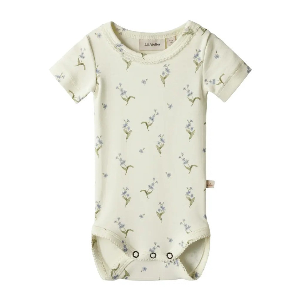 Gayo Sig Body kortærmet - Forget me/Coconut milk - 56