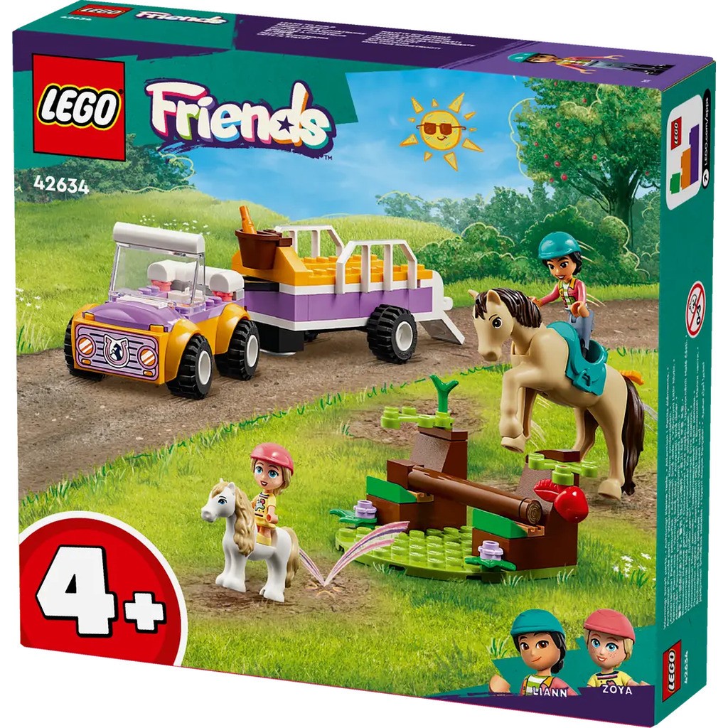 Heste- og ponytrailer 42634 LEGOÂ® Friends