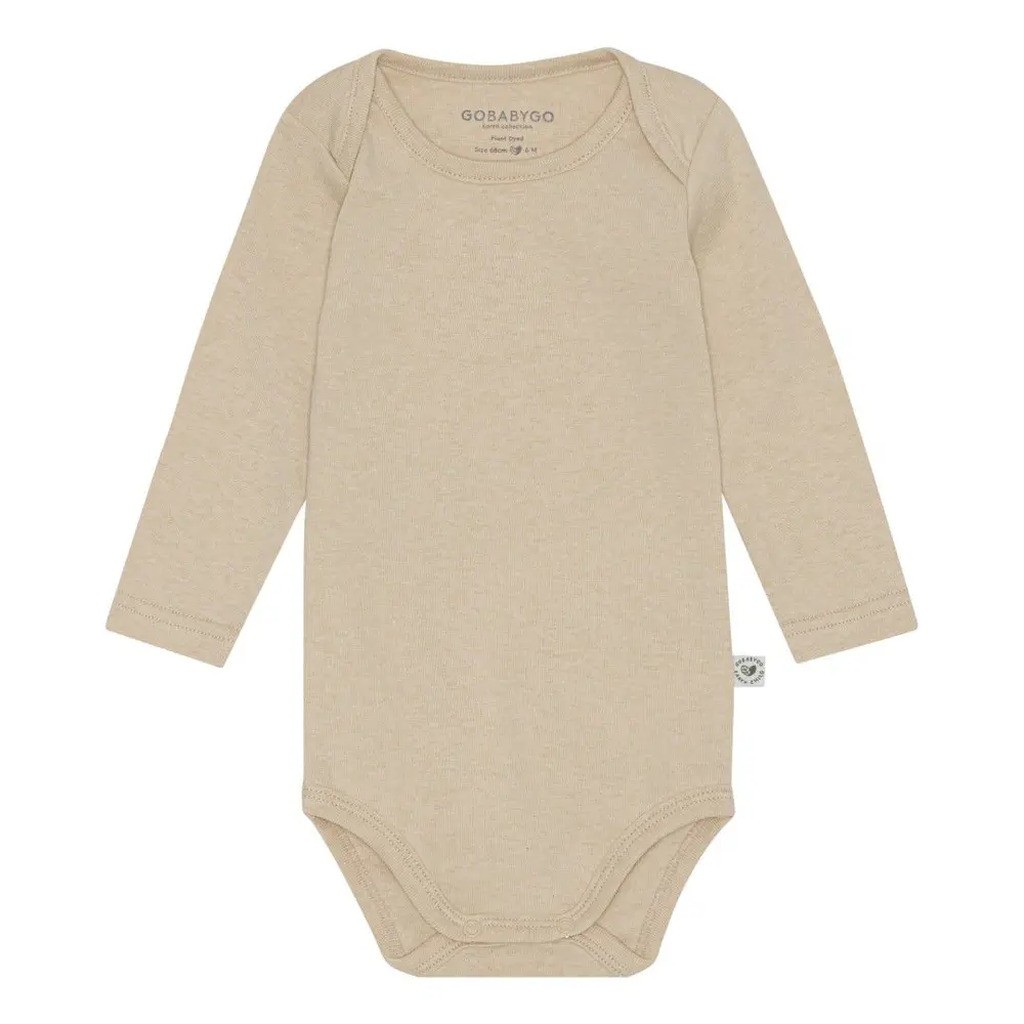 Hazel Body langærmetÂ  - Oat - 80