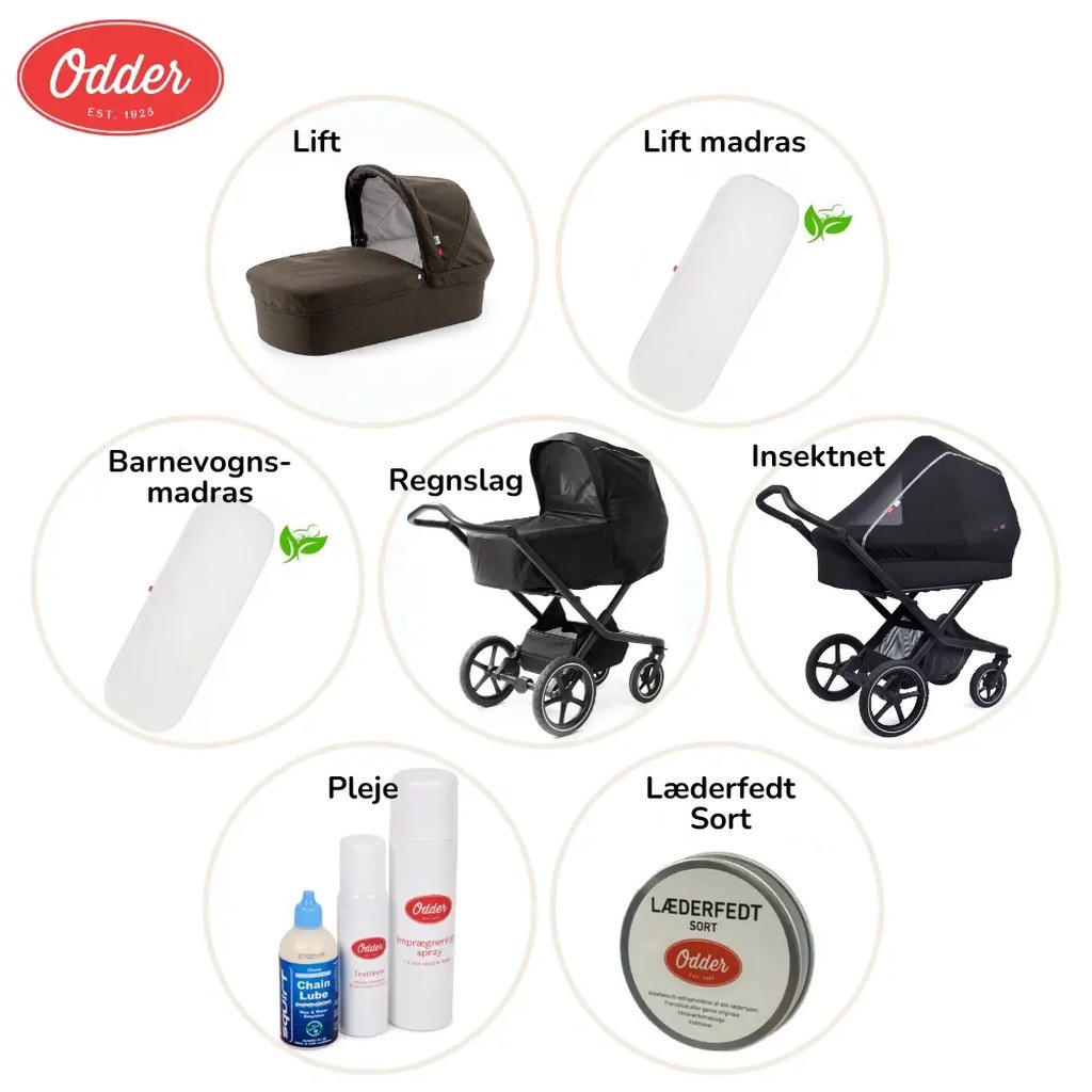 Odder Musthaves + Lift (dark brown) pakke