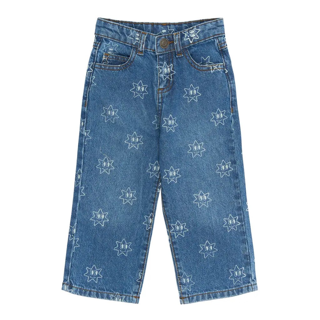 Ripley Wide Jeans - BLUE DENIM - 104