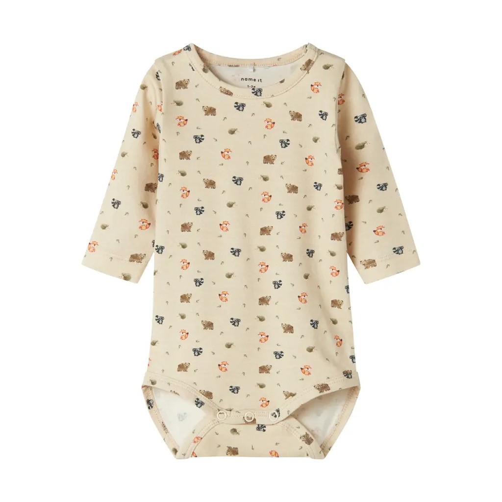 Oforest Langærmet Body - Peyote Melange - 80