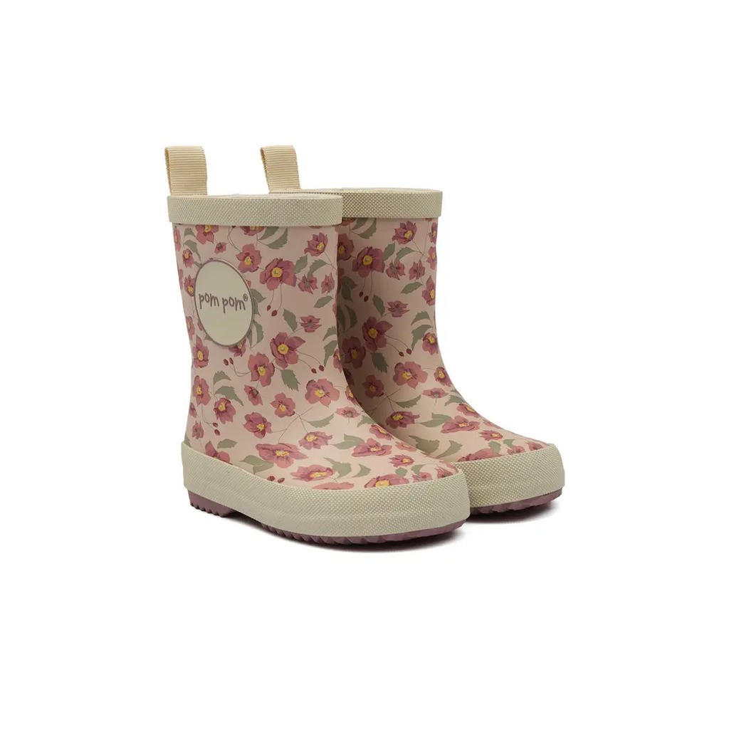 Gummistøvle AOP - Autumn anemone - 31