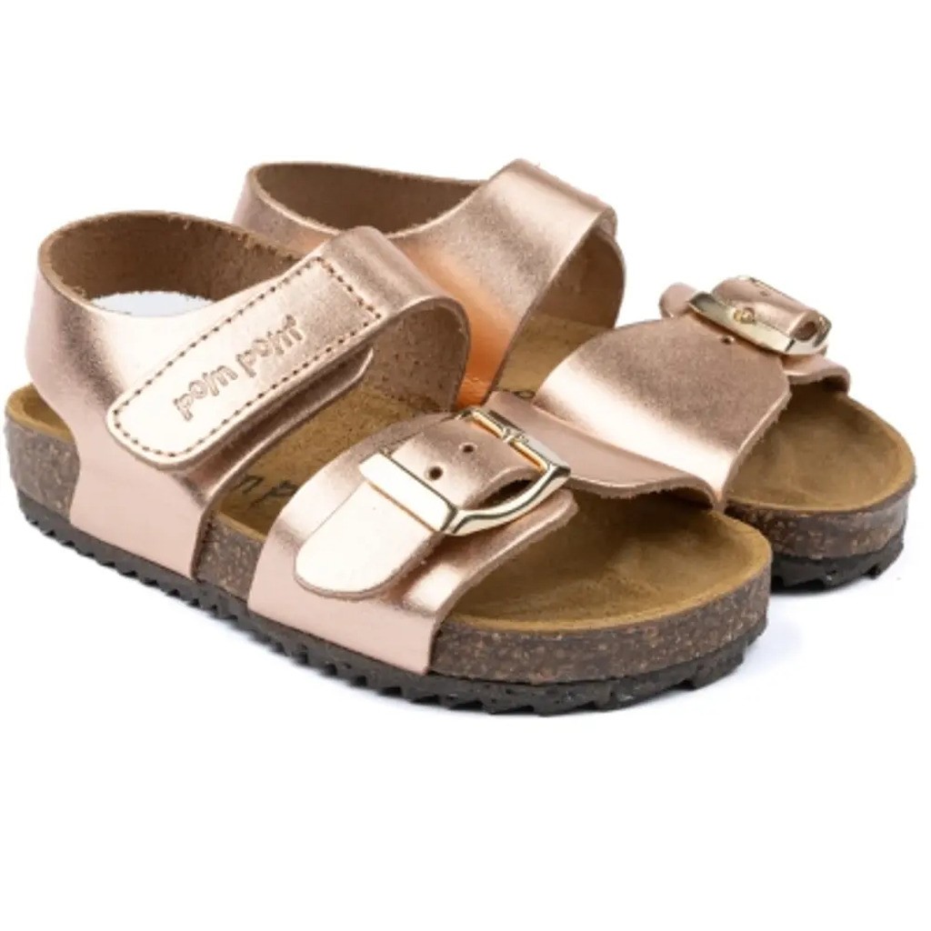 Velcro Sandal - METAL ROSE - 34