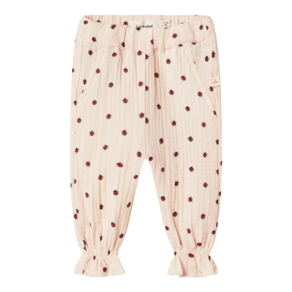 Lilia Løse Bukser - Silver Peony - 80