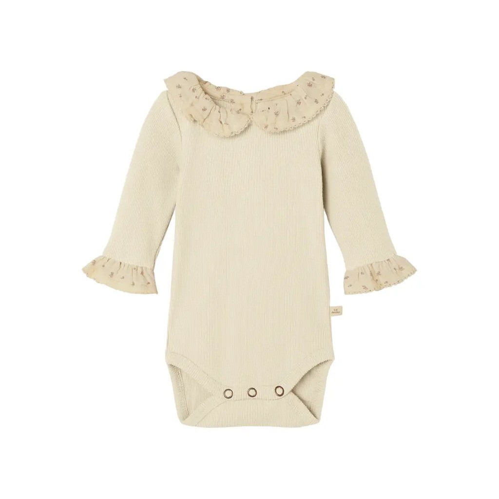 Trine langærmet slim body - TURTLEDOVE - 80