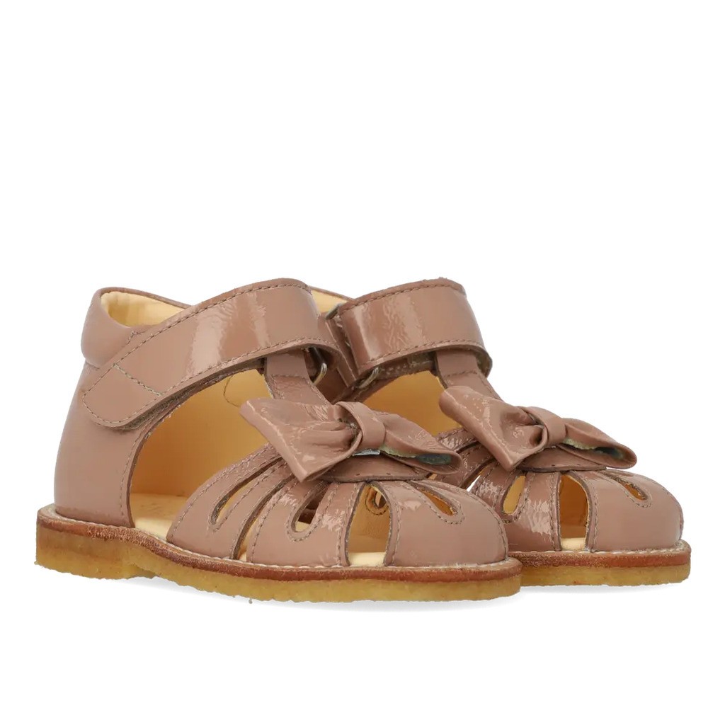 Begynder sandal med sløjfe og velcro lukning - 3289 - 21