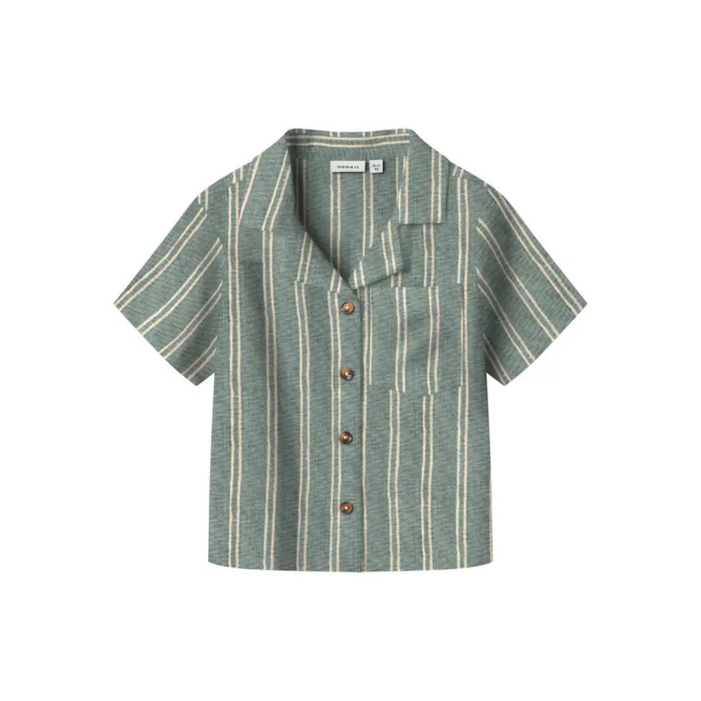 Halom Skjorte kortærmet - Slate gray - 104
