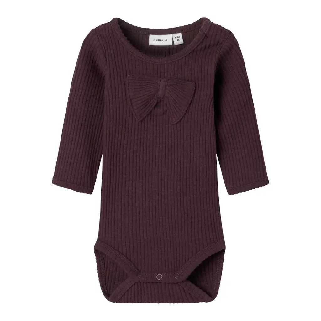 Lusai langærmet body - PLUM PERFECT - 56
