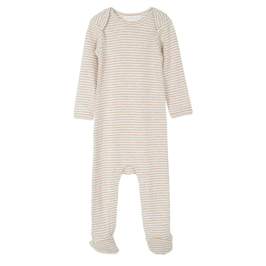 Baby Stribet Dragt - OATSTRIPE - 56