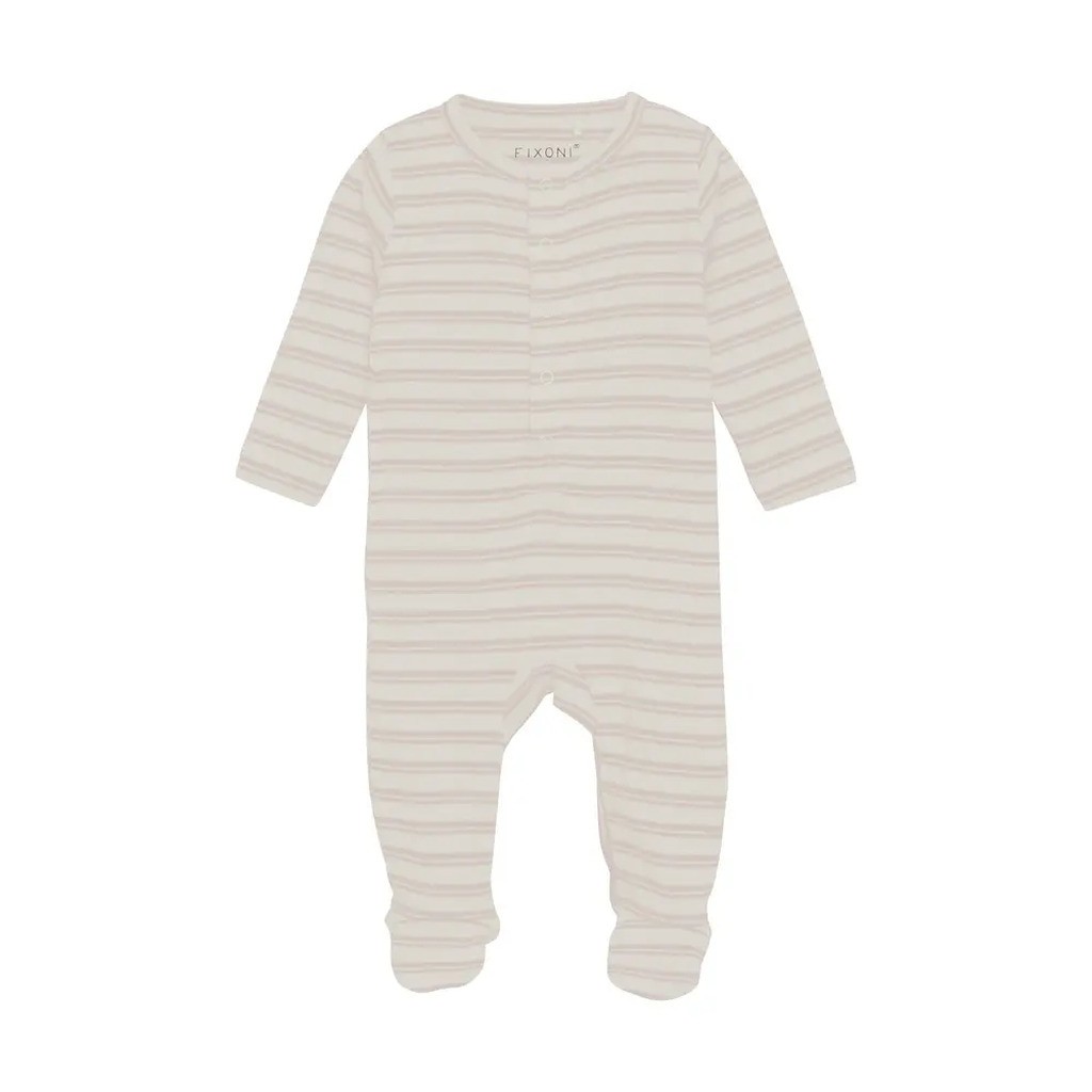 Romper LS m. Fødder Rib - 5803 - 50