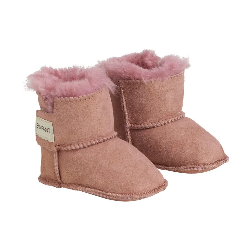 Lammeskinds futter - Old rose - S