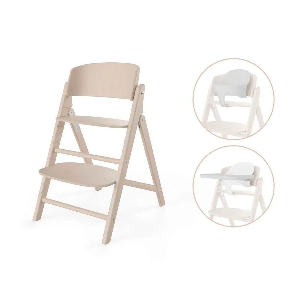 Højstol, Click&fold  3i1 sæt,  All Natura