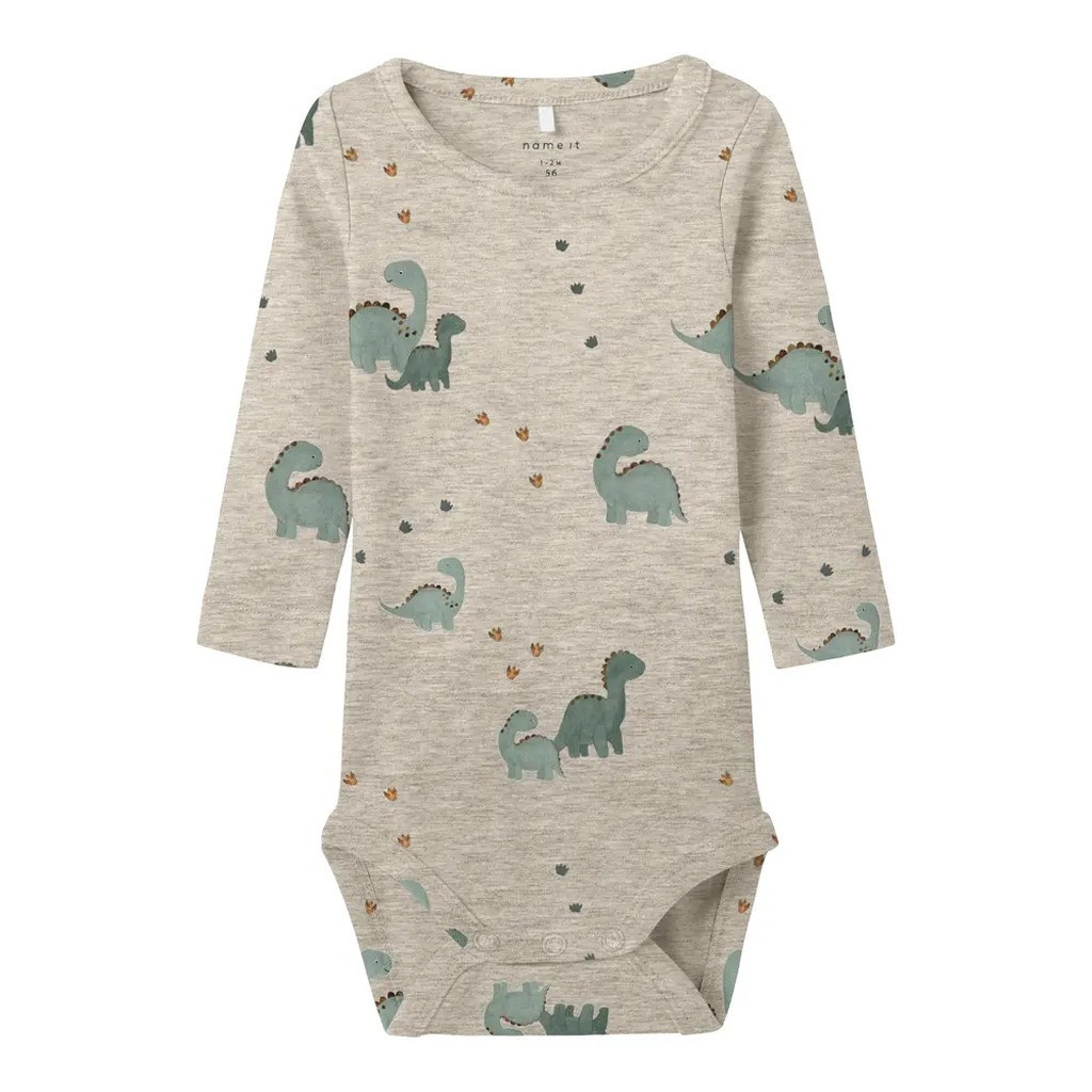 Nohr Langærmet Body - Peyote Melange - 50