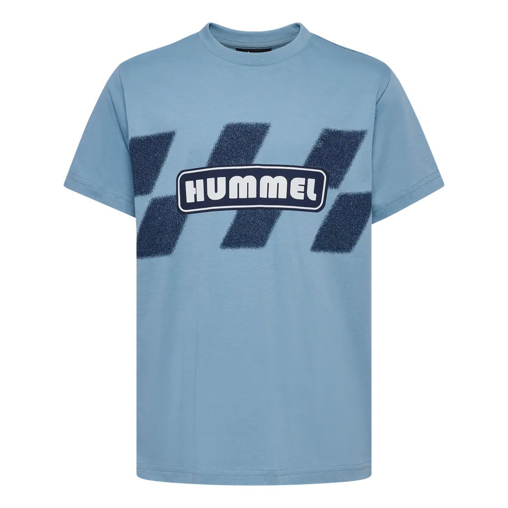 Pets t-shirt kortærmet - FADED DENIM - 110