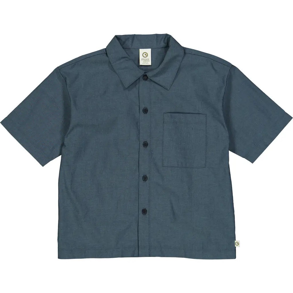 Chambray skjorte - Chambray - 122