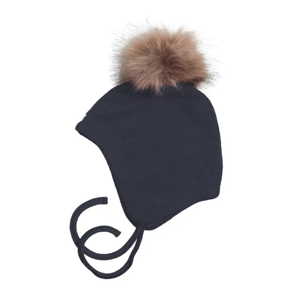 Baby Djævlehue m. Kvast - Classic navy - M