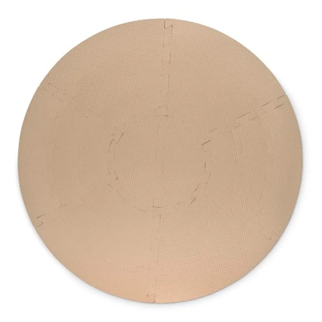 Skumlegegulv cirkel warm sand