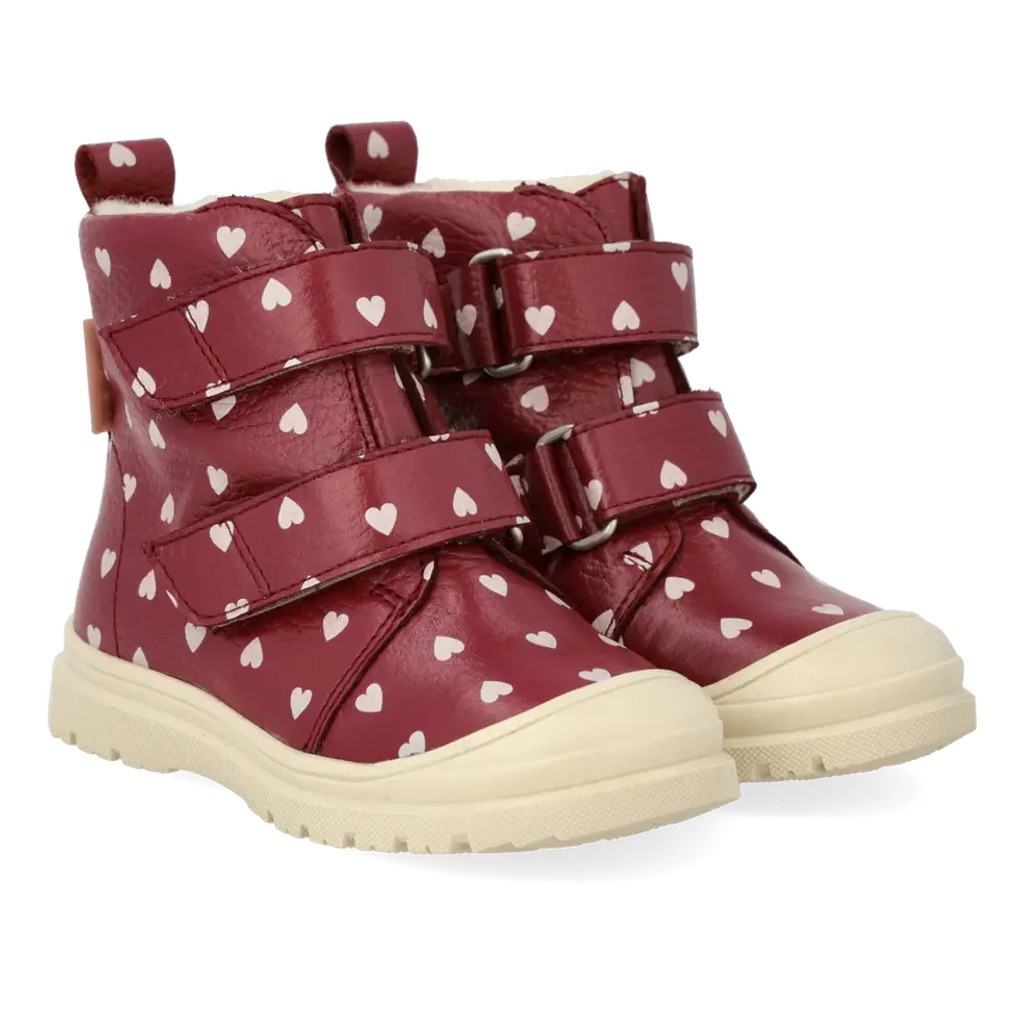 Vandafvisende TEX-støvle med hjerteprint - 3951 - 26