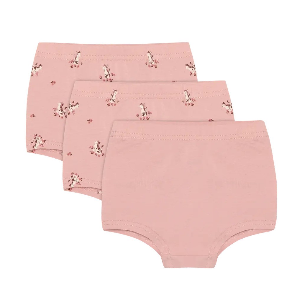 Trusser - 3 pak - Misty Rose - 100